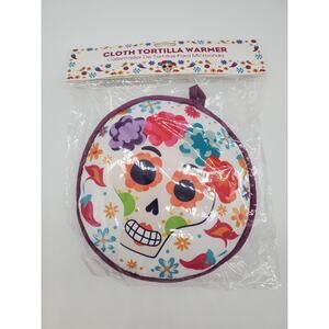 Tortilla Warmer - Day of the Dead Theme and Halloween